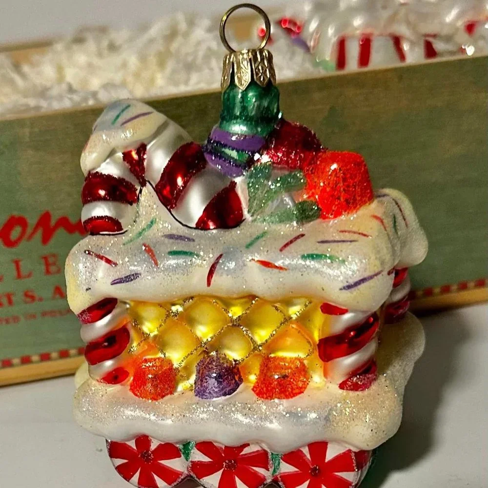 Mint Condition Polonaise RARE Kurt S Adler Glass Christmas Candy Land Train - Picture 4 of 16